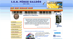 Desktop Screenshot of iesperezgaldos.com